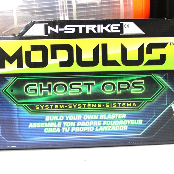 Hasbro Nerf-N-Strike Modulus Ghost Ops System Shadow ICS-6 Blaster Barrel Darts - Picture 4 of 12